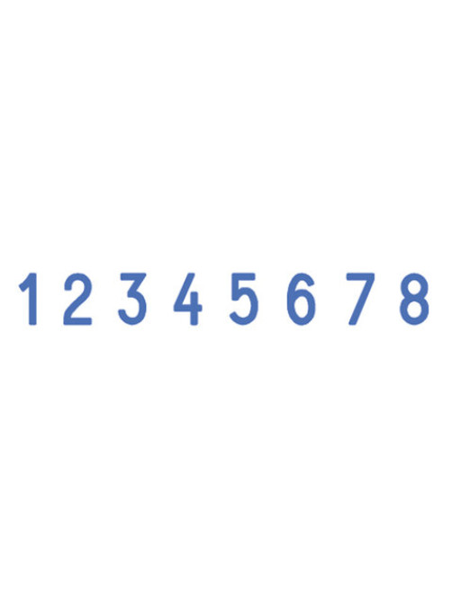Нумератор ручной ленточный, 8 разрядов, оттиск 38х5 мм, синий, TRODAT 1558, 86111