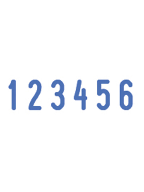 Нумератор ручной ленточный, 6 разрядов, оттиск 27х4 мм, синий, TRODAT 1556, 54886