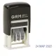 Датер-мини месяц буквами, оттиск 20х3,8 мм синий, GRM 4810, 124131000