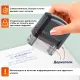Штамп самонаборный 5-строчный, оттиск 58х22 мм, синий без рамки, TRODAT IDEAL 4913 P2, КАССЫ, 168226