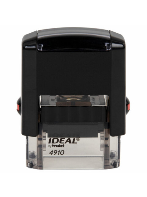 Оснастка для штампа, оттиска 26х9 мм, синий, TRODAT IDEAL 4910 P2, корпус черный, подушка, 125414