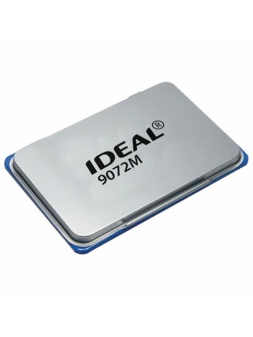 Штемпельная подушка TRODAT IDEAL 9072Мс, 110х70 мм, металлический корпус, синяя, 190089