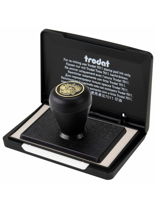 Штемпельная подушка TRODAT 9051, 90х50 мм, НЕОКРАШЕННАЯ, 56337