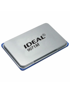 Штемпельная подушка TRODAT IDEAL 9071Мс, 90х56 мм, металлический корпус, синяя, 153125/190092