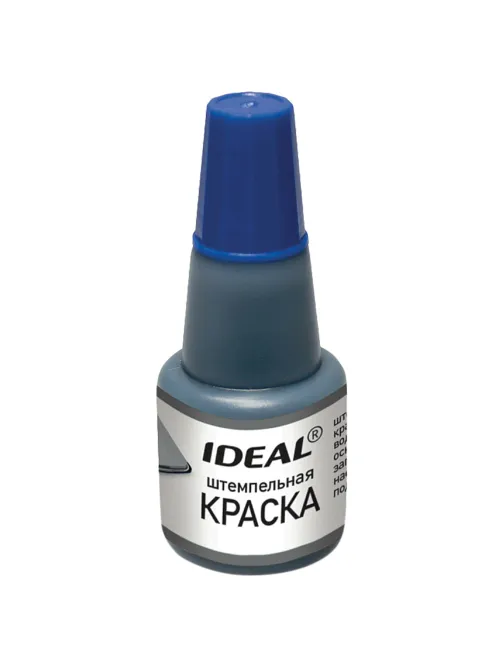 Краска штемпельная TRODAT IDEAL, синяя, 24 мл, на водной основе, 7711с, 153079