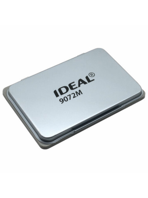 Штемпельная подушка TRODAT IDEAL 9072М, 110х70 мм, металлический корпус, НЕОКРАШЕННАЯ, 190568