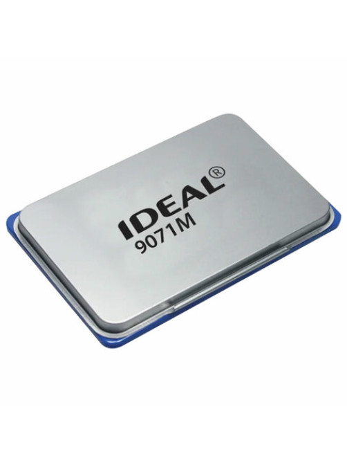 Штемпельная подушка TRODAT IDEAL 9071Мс, 90х56 мм, металлический корпус, синяя, 153125/190092