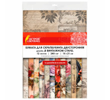 Бумага для скрапбукинга 15х21 см 