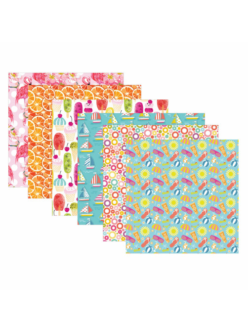 Цветная WASHI-бумага для декора 