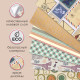 Цветная WASHI-бумага для декора 