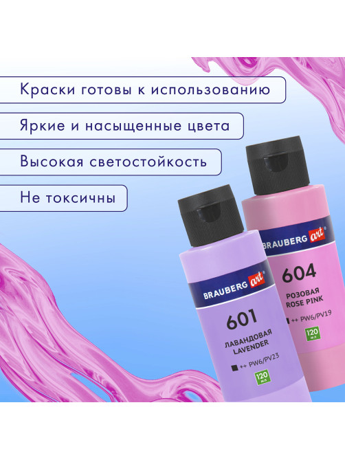 Краски акриловые для техники 