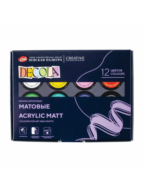 Краски акриловые матовые 