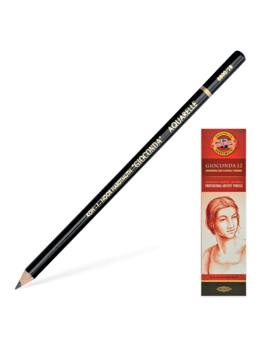Карандаш чернографитовый, акварельный, художественный, KOH-I-NOOR, 1 шт., 