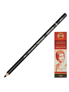 Карандаш угольный KOH-I-NOOR, 1 шт., 