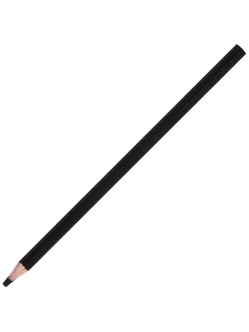 Карандаш (1 штука) угольный BRAUBERG ART CLASSIC, МЯГКИЙ, круглый, корпус черный, заточенный, 181290