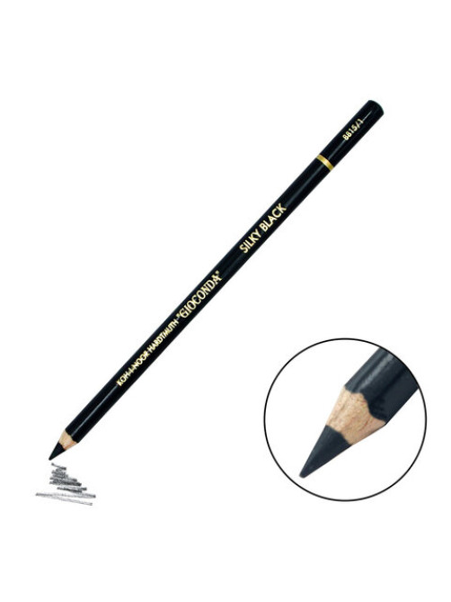 Карандаш угольный KOH-I-NOOR, 1 шт., 
