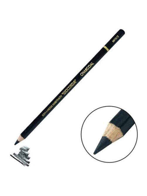 Карандаш угольный KOH-I-NOOR, 1 шт., 