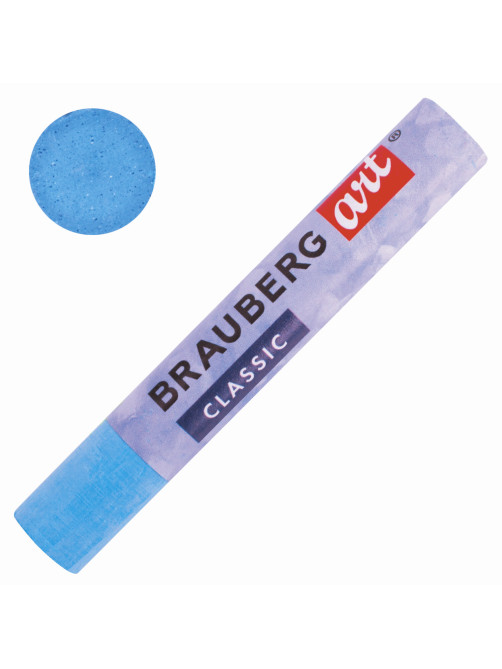 Пастель масляная художественная BRAUBERG ART CLASSIC, УТОЛЩЕННАЯ, 12 цветов, круглое сечение, 181450