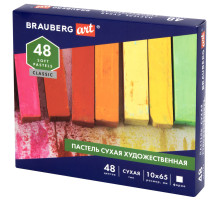 Пастель сухая художественная BRAUBERG ART CLASSIC, 48 цветов, квадратное сечение, 182094