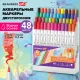 Маркеры акварельные для скетчинга двусторонние (кисть и линер) 48 цветов, BRAUBERG ART, 152667