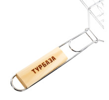 Решетка-гриль универсальная, 44х(20х30х2 см), МАЛАЯ, хромированная, ТУРБАЗА WBZ (ВБЗ), 702545