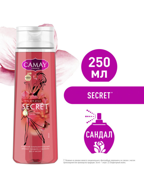 Гель для душа 250 мл, CAMAY 