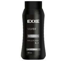 Гель для душа мужской 400 мл EXXE MEN SILVER 2 в 1 