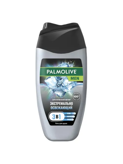 Гель для душа 3 в 1 для лица, волос и тела 250 мл, PALMOLIVE MEN 