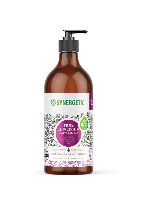 Гель для душа 750 мл, SYNERGETIC 