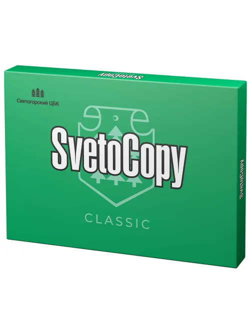Бумага офисная БОЛЬШОГО ФОРМАТА (297х420), А3, 80 г/м2, 500 л., марка С, SVETOCOPY CLASSIC, 146% (CIE)