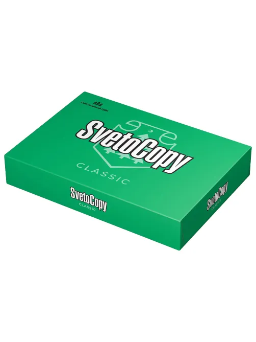 Бумага офисная А4, 80 г/м2, 500 л., марка С, SVETOCOPY CLASSIC, Россия, 146% (CIE)