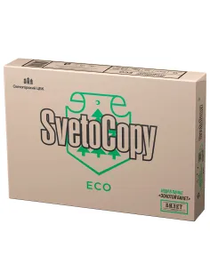 Бумага офисная А4, 80 г/м2, 500 л., SVETOCOPY ECO, белизна 60%, Россия