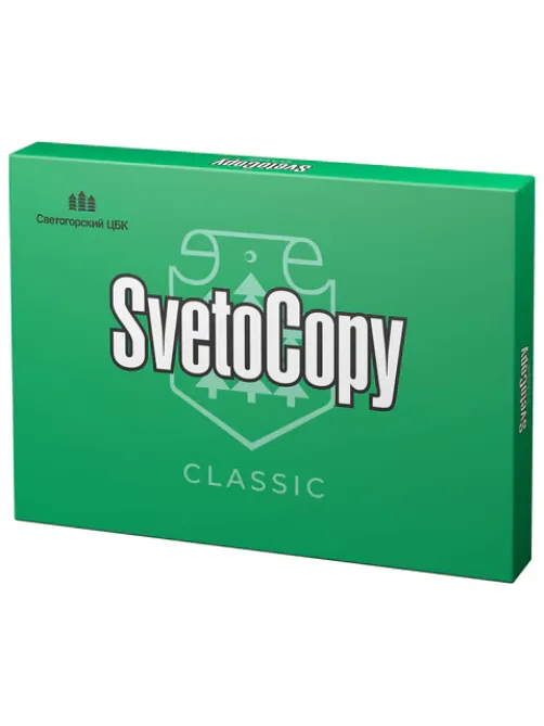 Бумага офисная БОЛЬШОГО ФОРМАТА (297х420), А3, 80 г/м2, 500 л., марка С, SVETOCOPY CLASSIC, 146% (CIE)