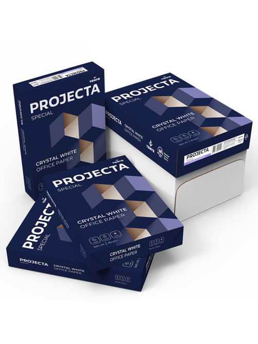 Бумага офисная БОЛЬШОГО ФОРМАТА (297х420), А3, 80 г/м2, 500 л., марка В, PROJECTA SPECIAL, Россия, 153% (CIE)