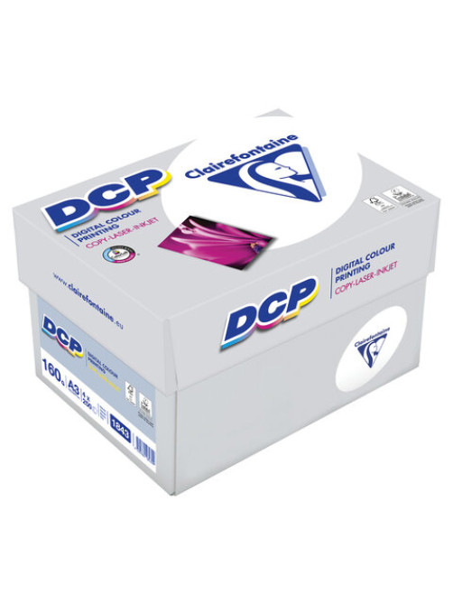 Бумага для лазерной и струйной печати А3, 160 г/м2, 250 л., марка А++, CLAIREFONTAINE, Франция, 170% CIE, 1843C