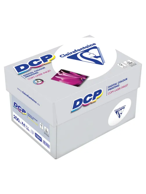 Бумага для лазерной и струйной печати А4, 200 г/м2, 250 л., марка А++, CLAIREFONTAINE, Франция, 170% CIE, 1807C