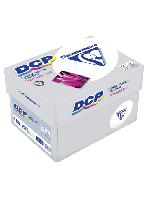 Бумага для лазерной и струйной печати А3, 160 г/м2, 250 л., марка А++, CLAIREFONTAINE, Франция, 170% CIE, 1843C
