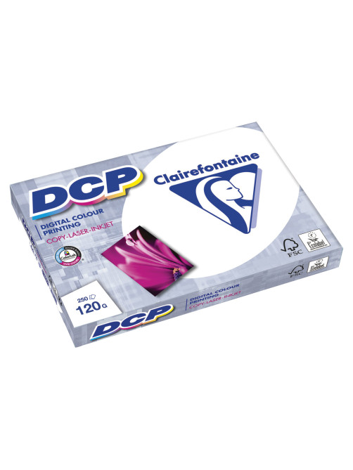 Бумага для лазерной и струйной печати А3, 120 г/м2, 250 л., марка А++, CLAIREFONTAINE, Франция, 170% CIE, 1845C