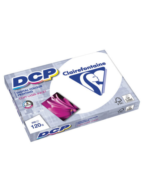 Бумага для лазерной и струйной печати А3, 120 г/м2, 250 л., марка А++, CLAIREFONTAINE, Франция, 170% CIE, 1845C