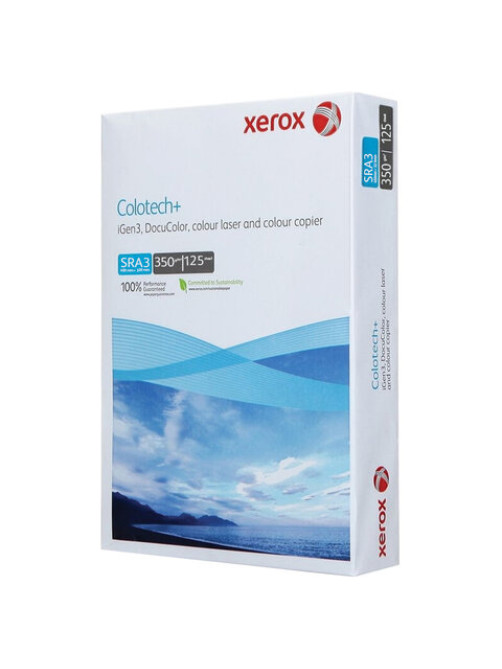 Бумага для цветной лазерной печати SRA3, 350 г/м2, 125 л., XEROX COLOTECH+, Австрия, 161% CIE, 003R98164