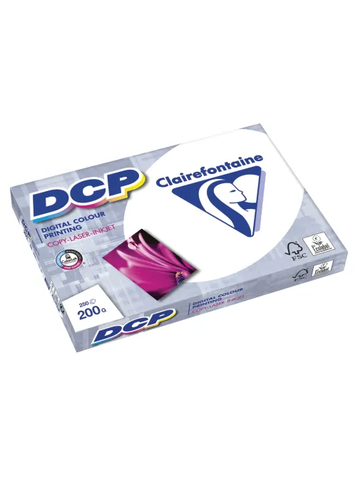Бумага для лазерной и струйной печати А3, 200 г/м2, 250 л., марка А++, CLAIREFONTAINE, Франция, 170% CIE, 1808C