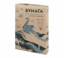 Бумага для пишущих машин А4, ГАЗЕТНАЯ, 43-47 г/м2, 500 листов, КОНДОПОГА