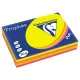 Бумага цветная CLAIREFONTAINE, А4, 80 г/м2, 500 л. (4 цвета x 125 л.), микс неон, Франция, 1705SC