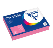 Бумага цветная CLAIREFONTAINE, А4, 80 г/м2, 500 л., пастель, розовый, Франция, 1997PC