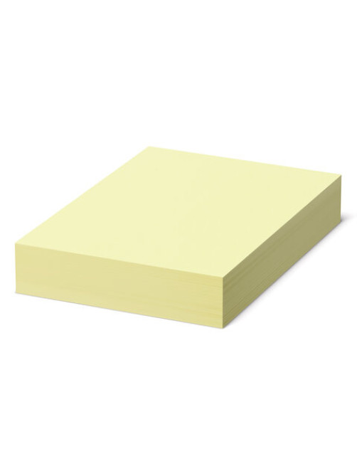 Бумага цветная BRAUBERG, А4, 80 г/м2, 500 л., пастель, желтая, для офисной техники, 115220
