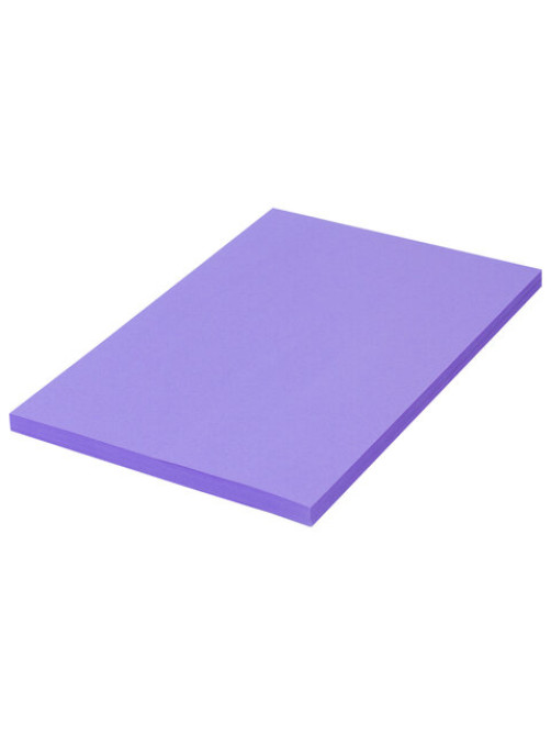 Бумага цветная BRAUBERG, А4, 80 г/м2, 100 л., медиум, фиолетовая, для офисной техники, 112456