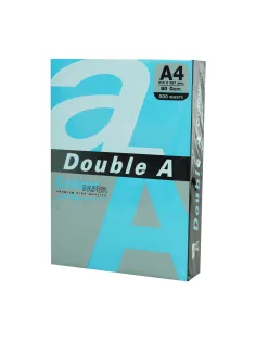 Бумага цветная DOUBLE A, А4, 80 г/м2, 500 л., интенсив, синяя