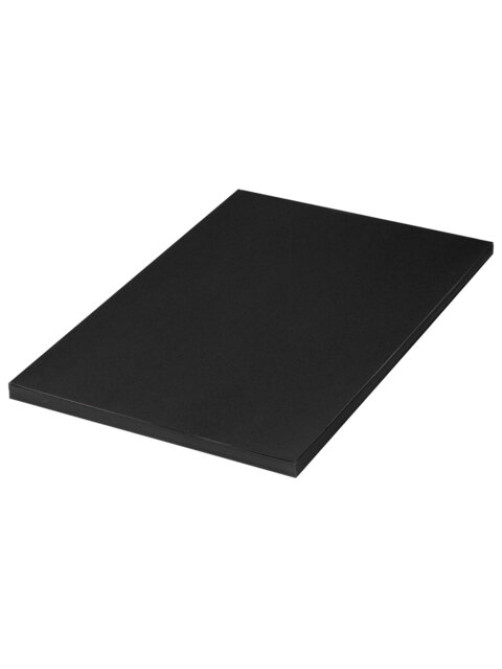 Бумага цветная BRAUBERG, А4, 80 г/м2, 100 л., ЧЕРНАЯ, интенсив, для офиса, хобби и творчества, 116666
