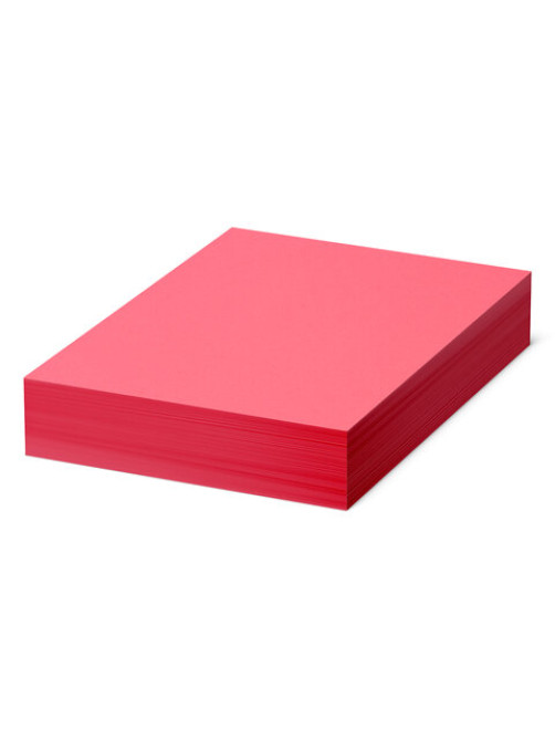 Бумага цветная BRAUBERG, А4, 80 г/м2, 500 л., интенсив, красная, для офисной техники, 115215