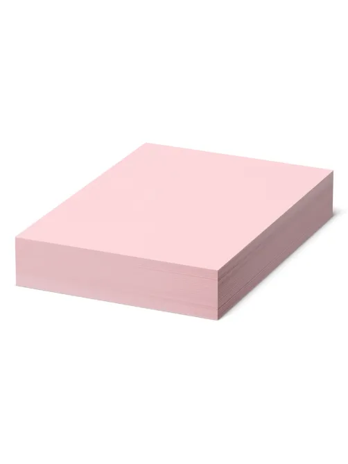 Бумага цветная BRAUBERG, А4, 80 г/м2, 500 л., пастель, розовая, для офисной техники, 115219